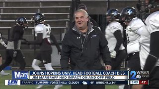 Johns Hopkins University head football coach passes away