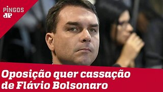 Esquerdistas querem cassação de Flávio Bolsonaro