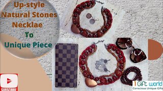 Challenge to Up-Style a Gorgeous Natural Stones Necklace to 'Bora'; Find Fashion Combinations