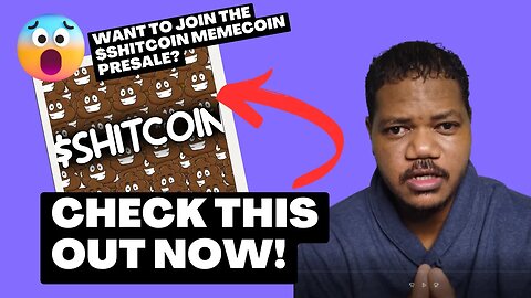 Ever Bought A Shitcoin? Don't Fade $SHITCOIN. Another Memecoin Presale For Everyone! Don't Miss It!
