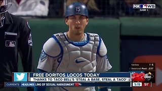 'Steal a base, steal a taco' today!