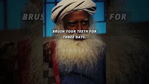 Imagine Not Brushing Your Teeth for 3 Days 👃 - Sadhguru #shorts