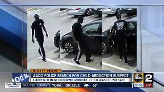 Anne Arundel County Police search for child abduction suspect