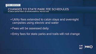 Rental fees changes at Florida State Parks