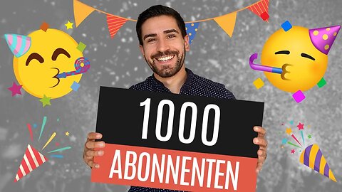 1000 Abonnenten | Diese 4 Dinge ändern sich 🙂