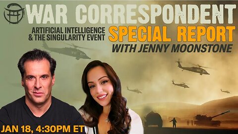 WAR CORRESPONDENT: JAN 18 WITH JENNY MOONSTONE