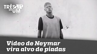 Vídeo de Neymar vira alvo de críticas e piadas