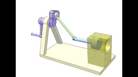 3338 Spatial slider crank mechanism 6