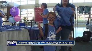 Airport rehearsal for individuals with intellectual disabilities
