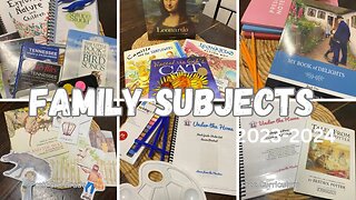 Family Subjects || Curriculum Picks 2023-2024 || FREE Curriculum