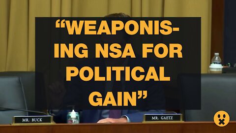 WEAPONISING NSA FOR POLITICAL GAIN