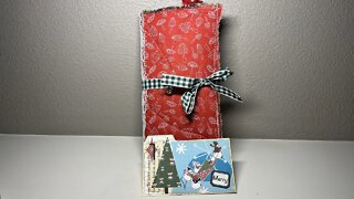 Mushroom Christmas Journal Flip Through and December Daily Cards