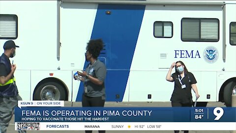 Operations begin at FEMA mobile vaccination units