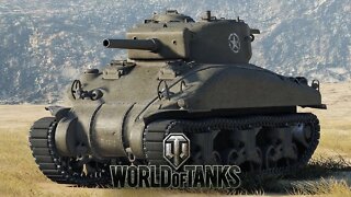 M4 Sherman American Medium Tank in Battle | World of Tanks | Land of Tanks