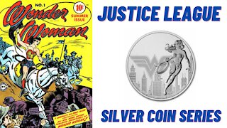 Wonder Woman Silver Coin - DC Comics - Justice League - Niue 2021