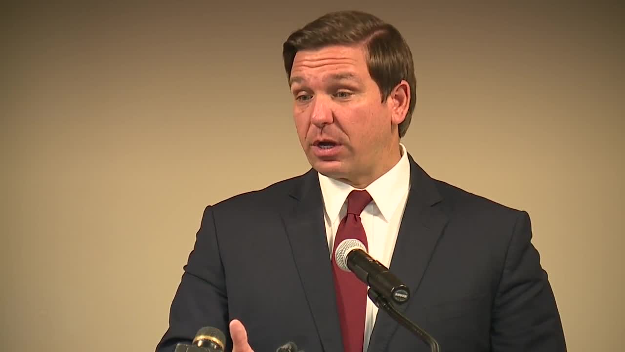 Full video: Gov. DeSantis at the opening of a Fort Myers veterans mental health clinic in Fort Myers