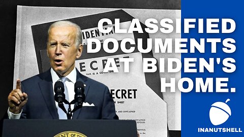 WHITE HOUSE CONFIRMS CLASSIFIED DOCUMENTS FOUND IN TWO LOCATIONS, INCLUDING BIDEN'S HOME