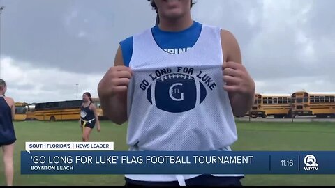 'Go Long For Luke' flag football tournament held in Boynton Beach
