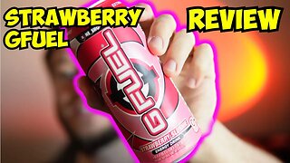 GFUEL Strawberry Slushie Energy Drink Review (One Shot Gurl)