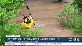 Storms cause damage in Adair County