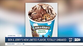 Ben & Jerry's new limited flavor: Totally Unbaked