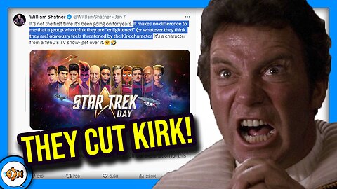 Star Trek CUT KIRK from Their Official Promos?! Shatner Hits Back!