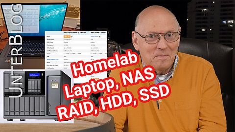 Mein Homelab - Teil 2 - Datenspeicherung, Laptop, NAS, RAID, HDD, SSD, Cache