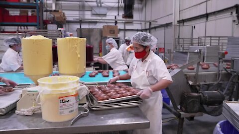 Watch a ball of dough become a Quality Dairy paczki