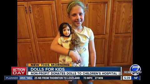 Dolls for Kids donating dolls for Children's Hospital Colorado