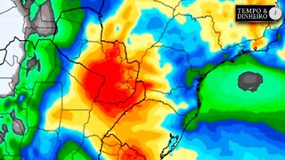 Chuvas com granizo e temperaturas abaixo do normal. Temporais no Sudeste