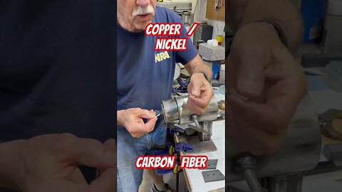 Carbon Fiber & Copper: hot combination #homemade #montana #knife #diy #howto