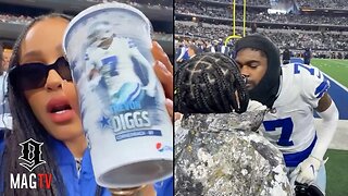 Bow Wow & Future's "BM" Joie Chavis Attends Cowboys Game For Boo Trevon Diggs! 😘