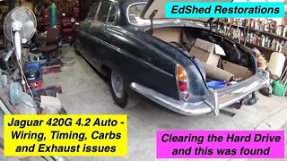 Jaguar 420G 1970 4.2L Auto Wiring and Running issues this Classic needed Fixing to get her Purring