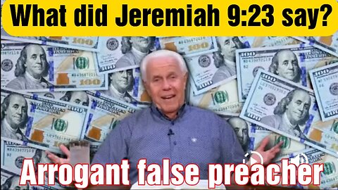 Jesse Duplantis, the most arrogant false preacher in the U.S