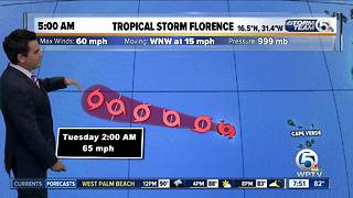 Tropical Storm Florence update - 9/2/18