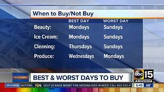 Best and worst days to buy groceries