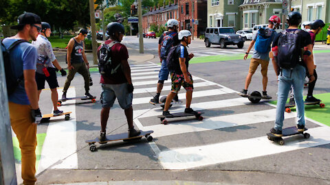 Electric Skateboard Street Gang