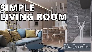 Simple Living Room - HOME DECOR IDEAS