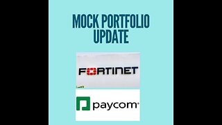 I bought PAYC and FTNT | portfolio update