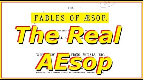 The Real Story of AEsop. First Space Man. Better Translation From the Ancient Hebrew Writings
