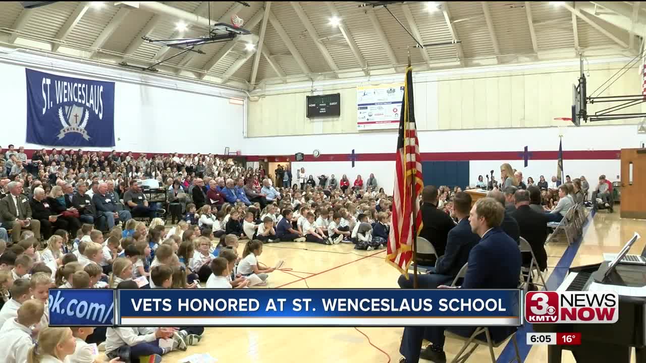 Veterans honored at St. Wenceslaus School