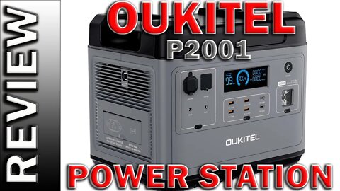 Oukitel P2001 Portable Power Station 2000w Solar Generator Review