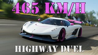 Forza Horizon 4 | Single Highway run/duel | Koenigsegg Jesko