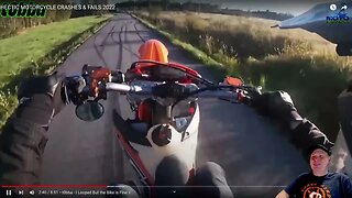 Reaction Video - HECTIC MOTORCYCLE CRASHES & FAILS 2022 (Moto Madness)