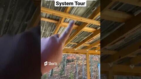 Rainwater Collection System Tour | Whole Home System | #shorts