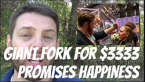 Giant Fork For $3333 Promises Happiness