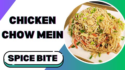 Chicken Chow Mein Recipe By Spice Bite By Sara