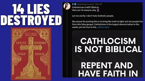 14 Twitter Attacks Against Catholicism | Apologetics