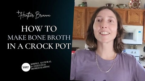 How To Make Bone Broth in a Crock Pot