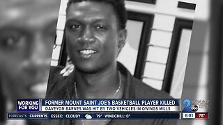 Former Mount Saint Joseph basketball player struck, killed in Owings Mills